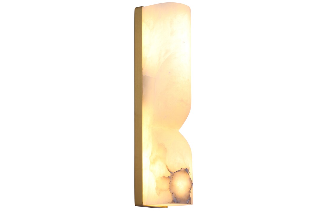 Wandlamp Marino Albast natuursteen H31