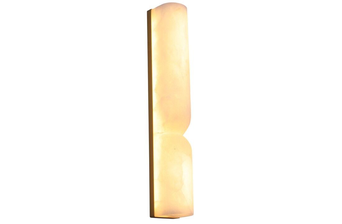 Wandlamp Marino Albast natuursteen H45