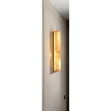 Wandlamp Marino Albast natuursteen H45