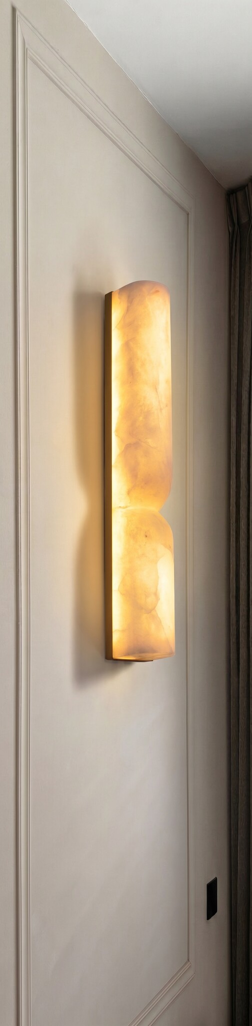 Wandlamp Marino Albast natuursteen H45