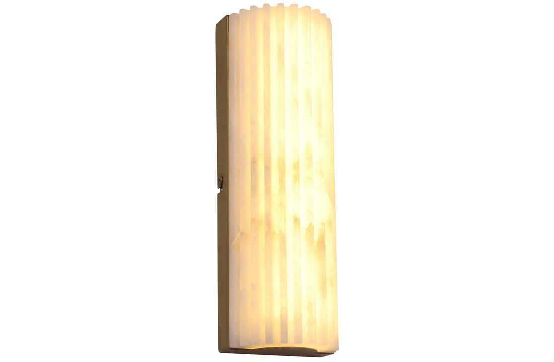 Wandlamp Catalina Albast natuursteen H30