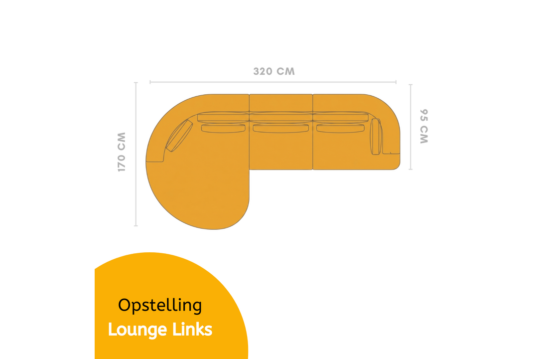 Loungebank Yuna Cremona 02 Beige - Pocketvering