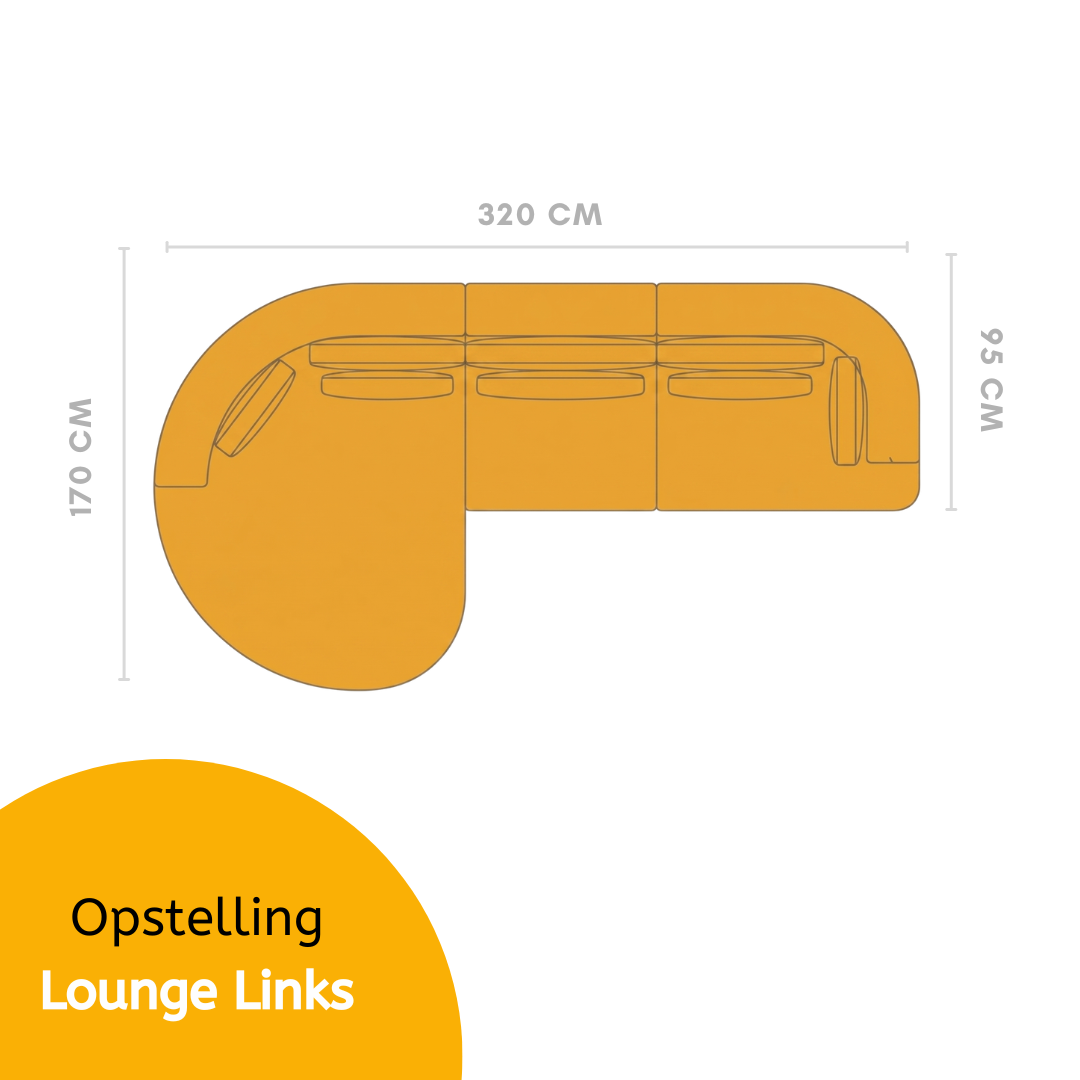Loungebank Yuna Cremona 02 Beige - Pocketvering