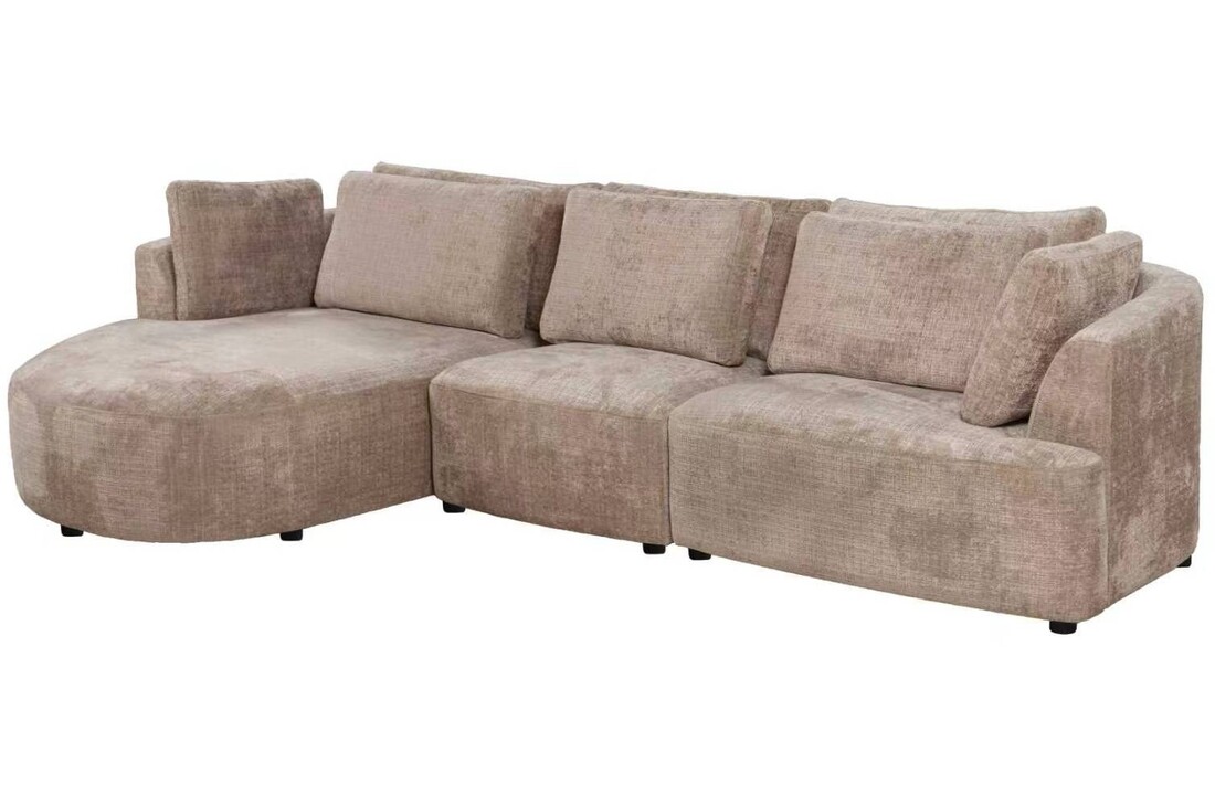 Loungebank Yuna Cremona 14 Warm Beige - Pocketvering