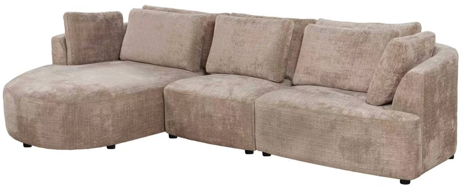 Loungebank Yuna Cremona 14 Warm Beige - Pocketvering