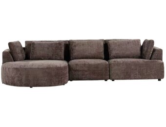 Loungebank Yuna Cremona 24 Taupe Bruin