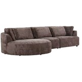 Loungebank Yuna Cremona 24 Taupe Bruin  - Pocketvering