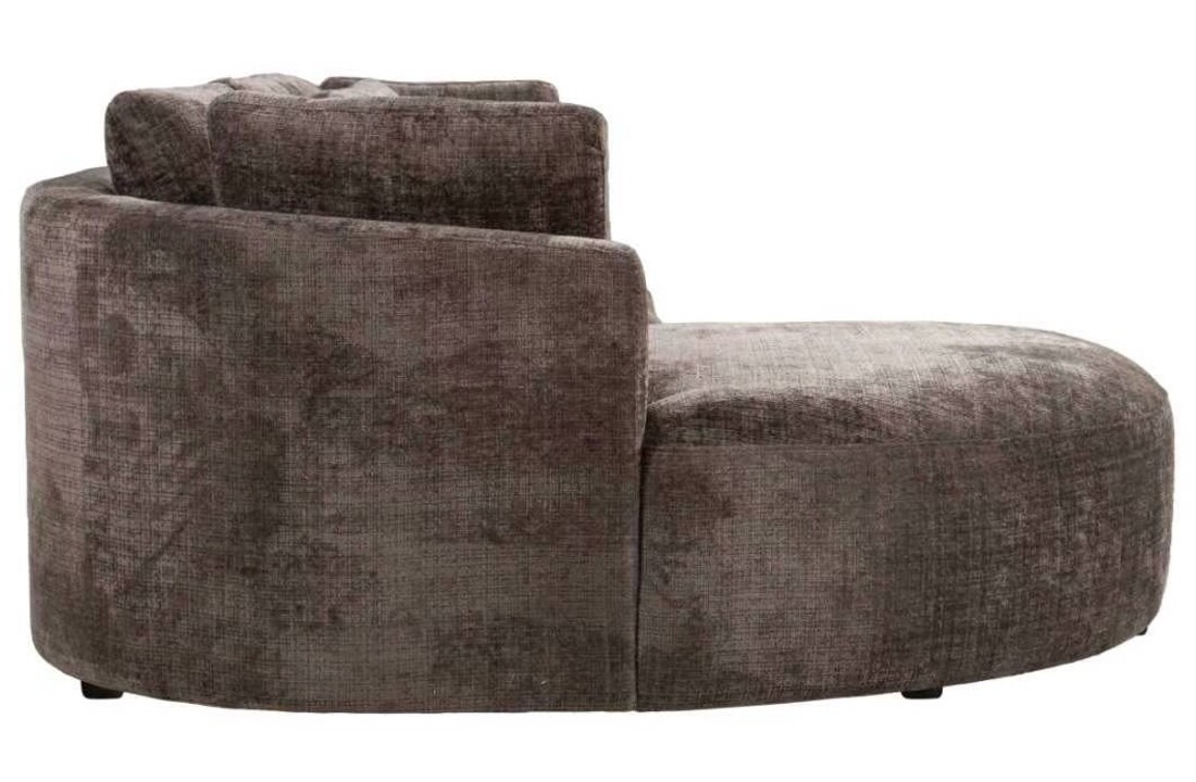 Loungebank Yuna Cremona 24 Taupe Bruin - Pocketvering