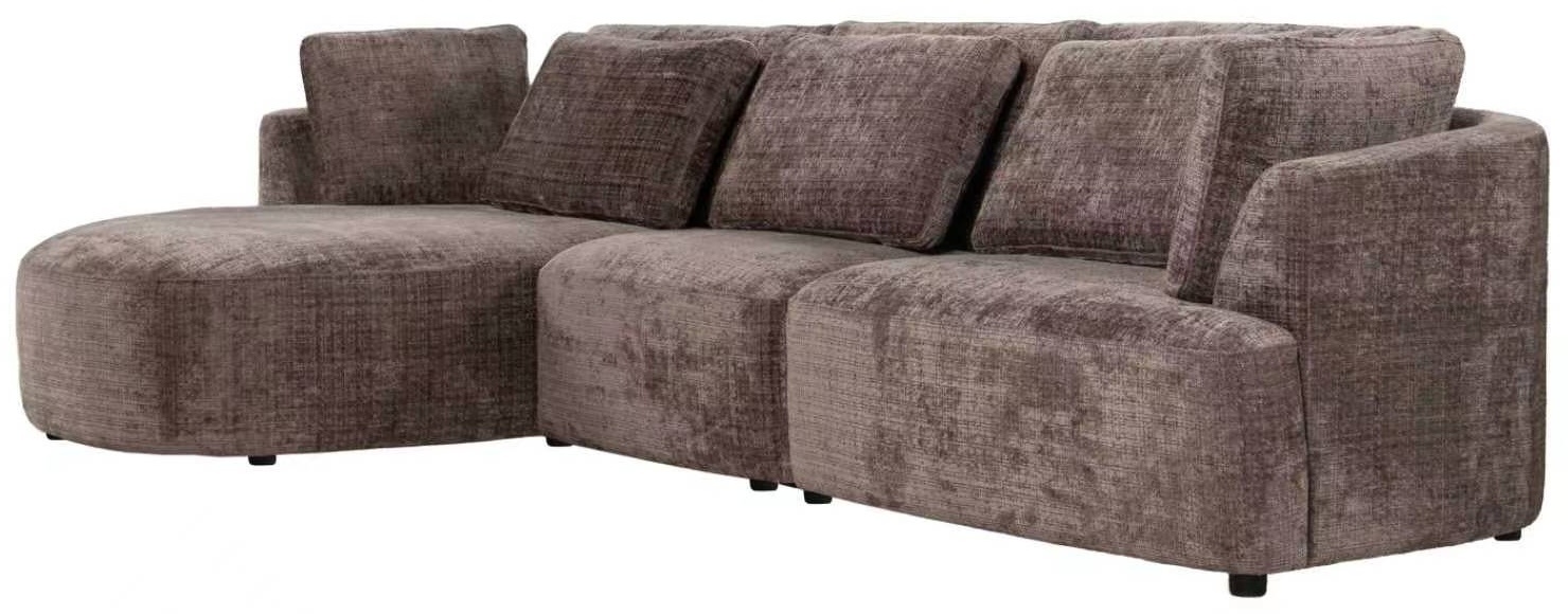 Loungebank Yuna Cremona 24 Taupe Bruin - Pocketvering