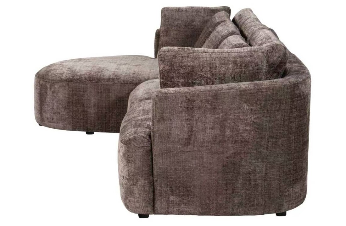 Loungebank Yuna Cremona 24 Taupe Bruin - Pocketvering