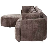 Loungebank Yuna Cremona 24 Taupe Bruin  - Pocketvering