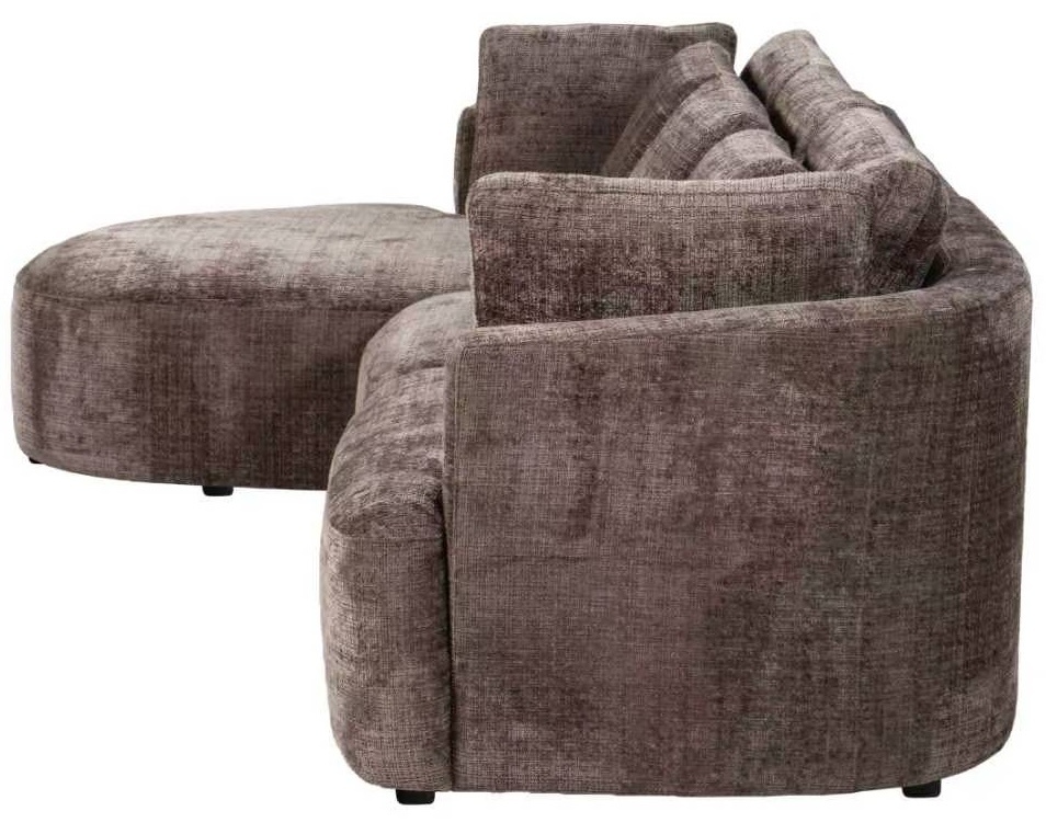 Loungebank Yuna Cremona 24 Taupe Bruin - Pocketvering