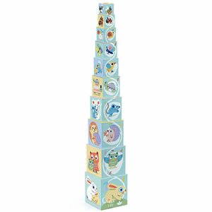 Djeco Stacking Tower Babybloki