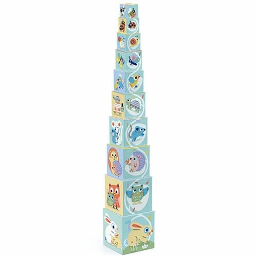 Djeco Stacking Tower Babybloki