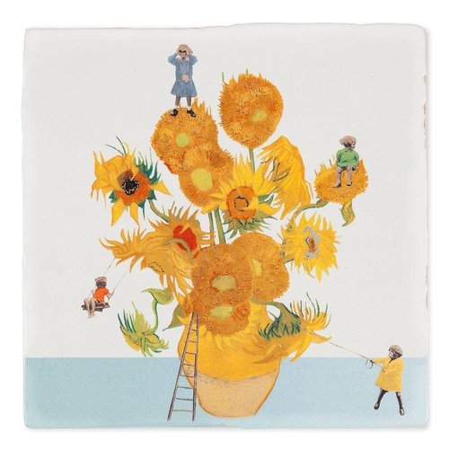 Storytiles Siertegel The Sunflower Expedition Medium