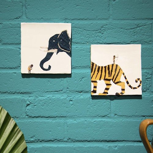 Storytiles Decorative Tile as Brave as You Small