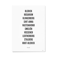 Poster Neighborhoods Venlo 50 x 70 cm