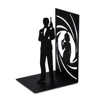 Bookend James Bond black