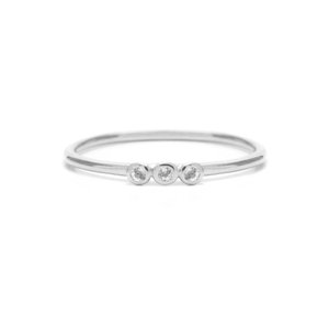 Riverstones Jewels Ring Grace size 18 silver