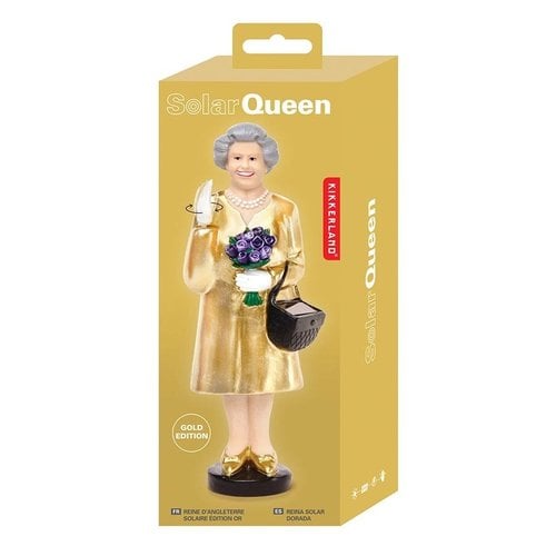 Kikkerland Solar Königin Elizabeth Gold Edition