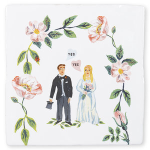 Storytiles Decorative Tile She Said Yes small