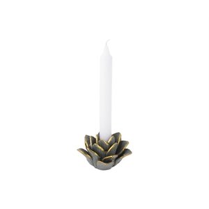 Present Time Candle Holder Flower green