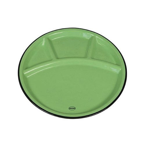 Cabanaz Fondue plate green