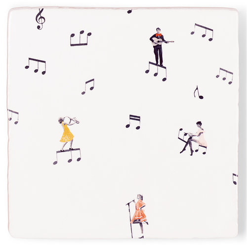 Storytiles Decorative Tile There's Music in the Air small