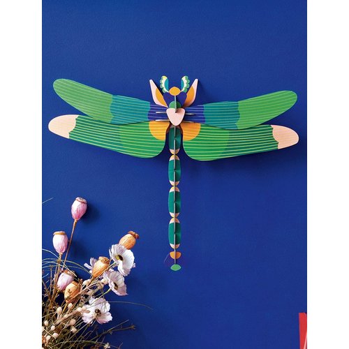 Studio Roof Bouwpakket Giant Dragonfly Green