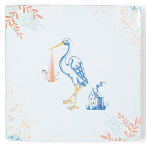 Storytiles Decorative Tile New Girl in Town Small