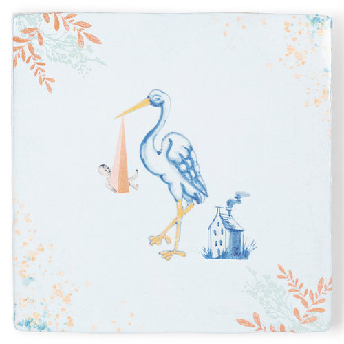 Storytiles Decorative Tile  New Girl in Town Small