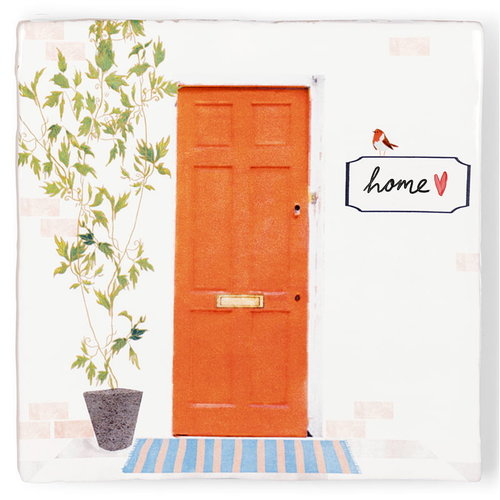 Storytiles  Decorative Tile Knock Knock Who's There medium