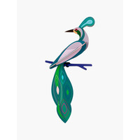 3D Wanddecoratie Paradise Bird Fiji
