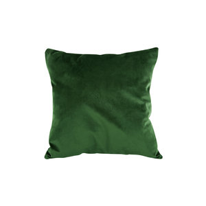 Present Time Cushion Tender velvet dark green