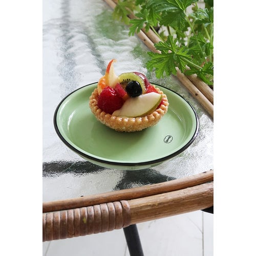 Cabanaz cake plate small green 16 cm