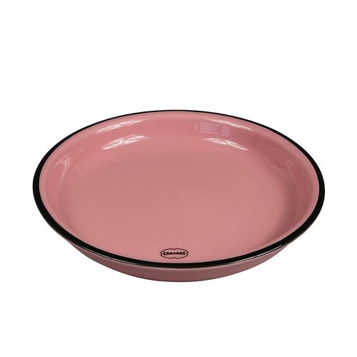 Cabanaz gebaksbord small roze 16 cm