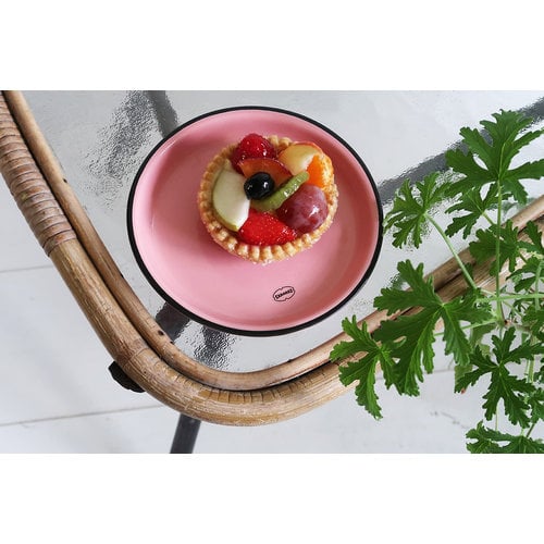 Cabanaz cake plate small pink 16 cm