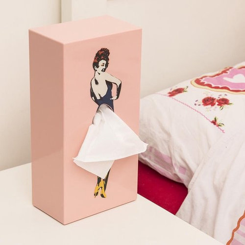 Luf Design Tissue Box Tissue UP Girl Rosa