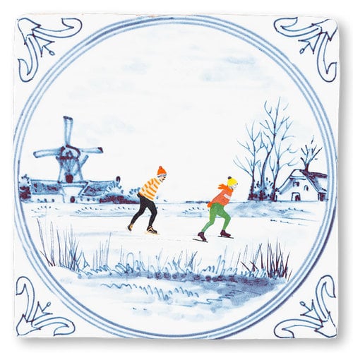 Storytiles Decorative Tile Dutch winter small