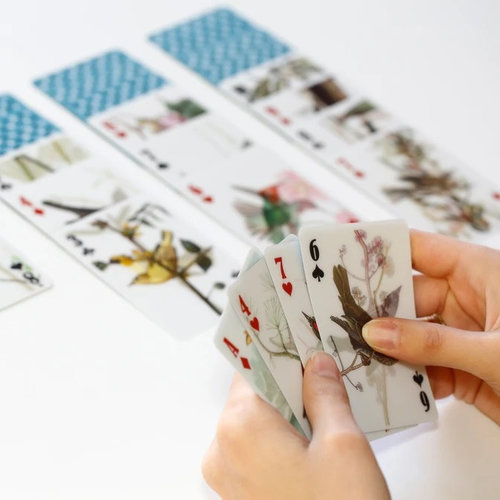Kikkerland 3-D Playing Cards Birds