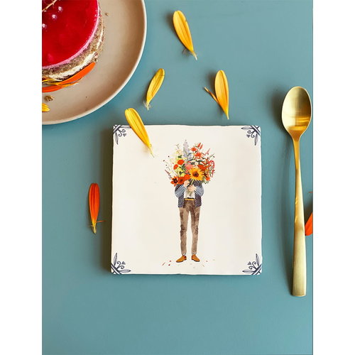 Storytiles Decorative Tile All you need is Flowers medium