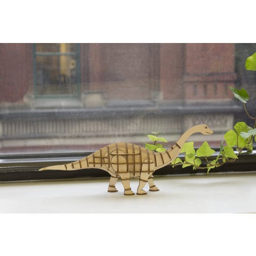 Kikkerland 3-D Holzpuzzle Dinos Apatosaurus