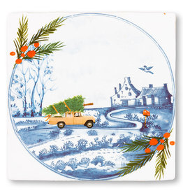 Storytiles  Siertegel Driving Home for Christmas small