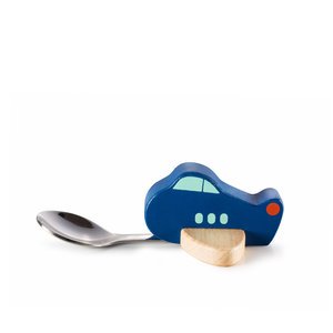 Donkey Products Baby Spoon Airplane Blue