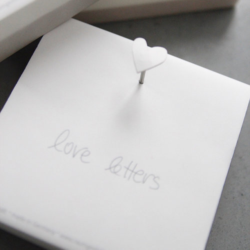 Notizblock Love Letters