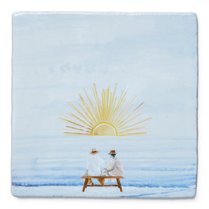 Storytiles Decorative Tile watch the sun go down together small