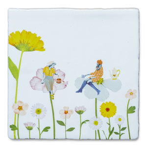 Storytiles Decorative Tile Our Cup Of Tea small