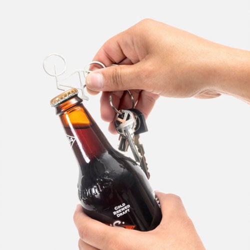 Kikkerland Schlüsselanhänger Fahrrad mit Flaschenöffner