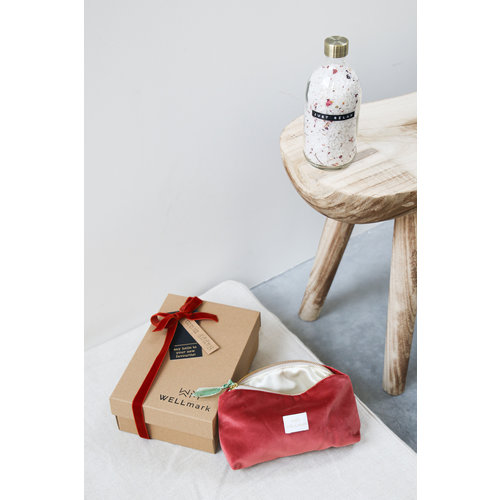 Wellmark Geschenkbox Happy Mum Badesalz und Kulturbeutel