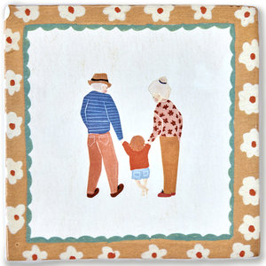 Storytiles Decorative Tile bond for life small